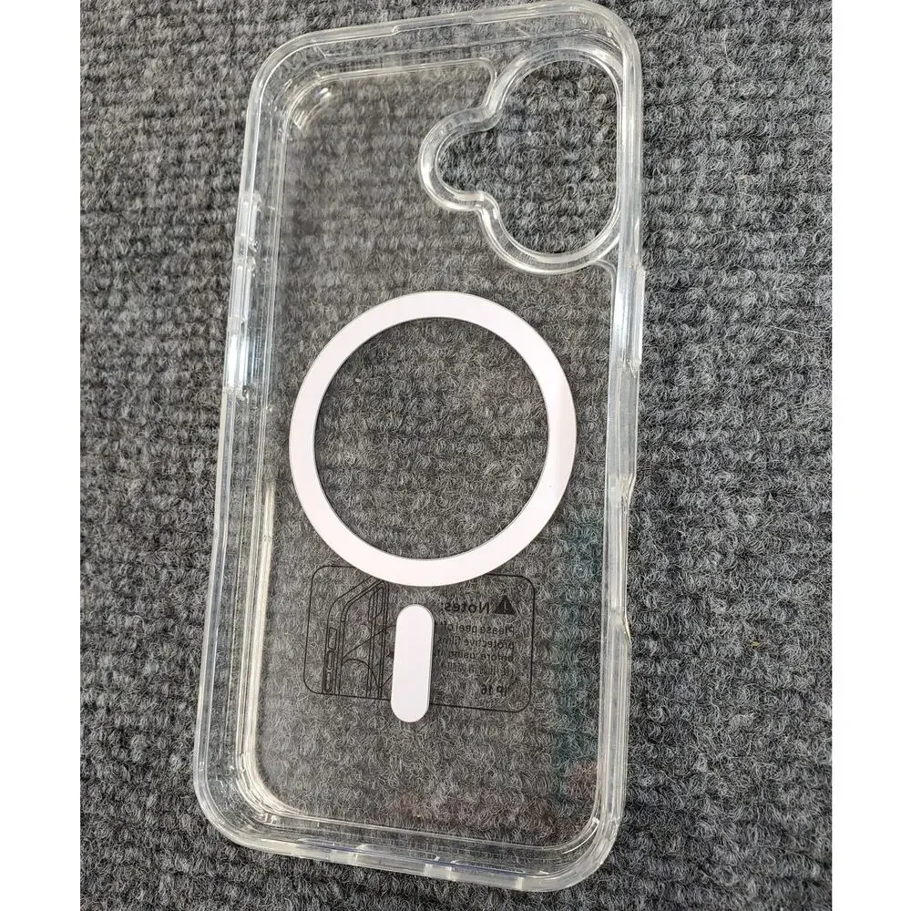 FNTCASE Magnetic Clear Case for Apple iPhone 16 - MagSafe Shockproof Cover
